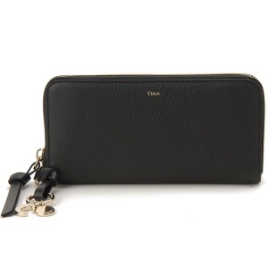 クロエ Chloe ラウンド長財布 ブラック CHC21WP941 F57 001 ALPHABET LONG ZIPPED WALLET BLACK 【並行輸入品】【あす着】