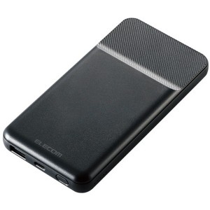 DE-C32-10000BK ELECOM [モバイルバッテリー MagSafe対応 PD対応 10000mAh USB-C×1 USB-A×1 マグネット iPhone ブラック] メーカー直送