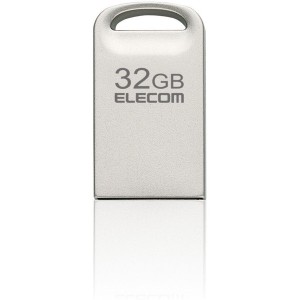 MF-SU3A032GSV シルバー USBメモリ 32GB USB3.2(Gen1)/3.1(Gen1)/3.0/2.0 USB A 超小型 読込最大200MB/s ELECOM メーカー直送