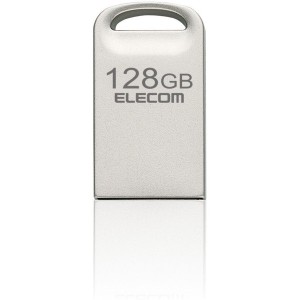 MF-SU3A128GSV シルバー USBメモリ 128GB USB3.2(Gen1)/3.1(Gen1)/3.0/2.0 USB A 超小型 読込最大200MB/s ELECOM メーカー直送