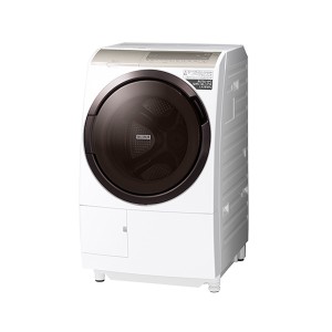 日立 ドラム式洗濯機 乾燥 洗濯11kg 乾燥6kg 左開き BD-SV110GL ホワイト ビッグドラム