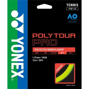 YONEX 硬式テニス用 ガット ポリツアープロ115 フラッシュイエロー PTGP115 557 ヨネックス