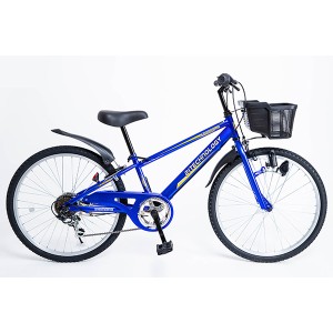 KD246 ブルー 21Technology [子供用自転車（24インチ・6段変速）] メーカー直送