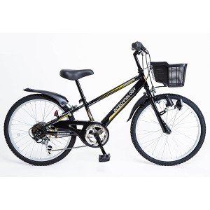 KD226 ブラック 21Technology [子供用自転車（22インチ・6段変速）] メーカー直送
