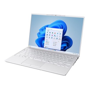 ノートパソコン 新品 ノートPC office付き windows11 corei7 SSD 富士通 FMVU90H1W シルバーホワイト LIFEBOOK 14.0型