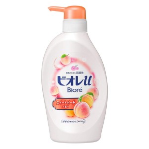 ビオレU スイートピーチの香り ポンプ 480ml 花王