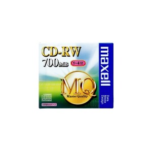 maxell CDRW80MQS1P [データ用CD-RW(4倍速対応CD-RW/700MB)]