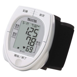血圧計 手首式 タニタ TANITA BP-A11 ホワイト [手首式血圧計]【あす着】