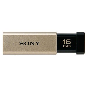 SONY USM16GT N ゴールド ポケットビット [USB3.0対応 USBメモリ(16GB)]