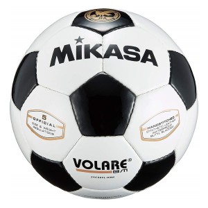 MIKASA SVC50VL-WBK サッカー5号 検定球 白/黒
