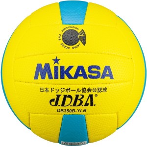 MIKASA DB350B-YLB ドッジボール 検定球 3号 手縫い イエロー/ブルー