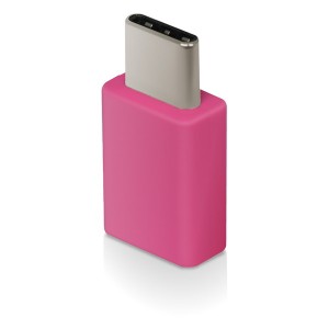 ELECOM MPA-MBFCMADNPN スマートフォン用USB変換アダプタ USB(microBメス)-USB(Cオス) ピンク