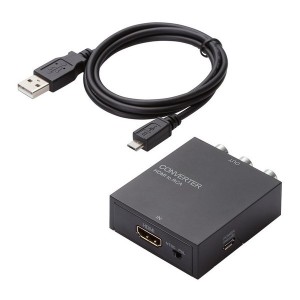 ELECOM AD-HDCV02 ダウンスキャンコンバーター HDMI‐RCA HDMI1.4