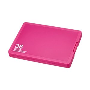 ELECOM CMC-SDCPP36PN ピンク [メモリカードケース/インデックス台紙付き/SD18枚+microSD18枚収納]