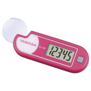 YAMASA EX-180(P) ピンク [ルーペ付き万歩計]【あす着】