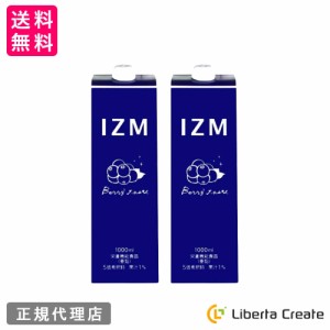 IZM 【 BERRY BERRY TASTE 】1000ml 【 2本セット 】酵素ドリンク イズム ベリーベリーテイスト 栄養機能食品 ( 亜鉛 ) ブルーベリー味 