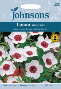 【種子】Johnsons Seeds Linum BRIGHT EYES リナム ブライト・アイズ ジョンソンズシード