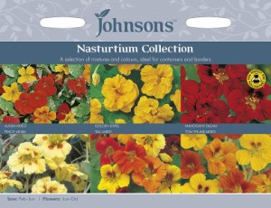 【種子】Johnsons Seeds Nasturtium Collection ナスタチューム・コレクション ジョンソンズシード