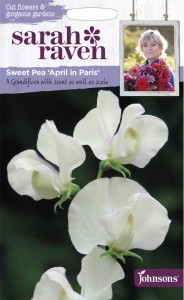 【種子】Johnsons Seeds Sarah Raven Cut flowers & gorgeous gardens Sweet Pea April in Paris スイート・ピー エイプリル・イン・パリ