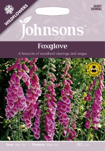 【種子】Johnsons Seeds WILDFLOWERS Foxglove ワイルドフラワーズ フォックスグローブ 