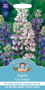 【種子】Mr.Fothergills Seeds Lupin Pixie Delight ルーピン（ルピナス）・ピクシー・デライト ミスター・フォザーギルズシード