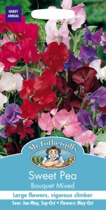 【種子】Mr.Fothergills Seeds Sweet Pea Bouquet Mixed スイート・ピー ブーケ・ミックス ミスター・フォザーギルズシード