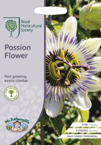 【種子】Mr.Fothergills Seeds Royal Horticultural Society Passion Flower パッションフラワー ミスター・フォザーギルズシード