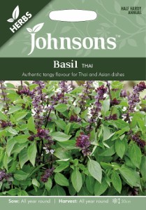 【種子】Johnsons Seeds HERBS Basil Thai ハーブス バジル タイ ジョンソンズシード