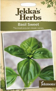 【種子】 Johnsons Seeds Jekkas Herbs Basil Sweet ジェッカズ・ハーブス バジル スウィート ジョンソンズシード