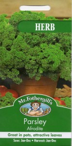 【種子】Mr.Fothergills Seeds HERB Parsley Aphrodite ハーブ パセリ・アフロディーテ ミスター・フォザーギルズシード