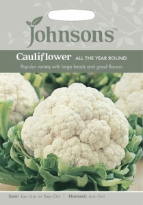 【種子】Johnsons Seeds Cauliflower All The Year Round カリフラワーオール・ザ・イヤー・ラウンド ジョンソンズシード