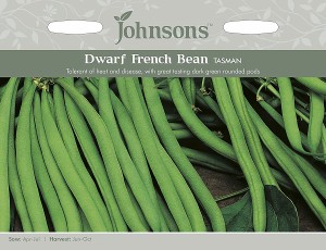 【種子】Johnsons Seeds Dwarf French Bean TASMAN ドワーフ・フレンチ・ビーン タスマン ジョンソンズシード