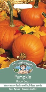 【種子】Mr.Fothergills Seeds Pumpkin Baby Bear パンプキン・ベイビー・ベアー ミスター・フォザーギルズシード