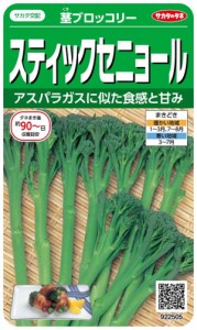 【種子】スティックセニョール 茎ブロッコリー サカタのタネ