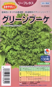 【種子】リーフレタス グリーンブーケ ペレット種子 130粒 タキイ種苗のタネ 農水省品種登録出願中 品種名：TLE557