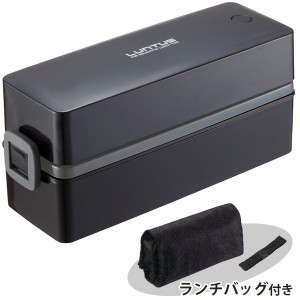 弁当箱 ランタス ランチボックス 2段 600ml ブラック SS-T600 ｜ ランチボックス お弁当箱 2段 男子