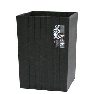 ゴミ箱 4.5L コイキ モダン 角型（小） ブラック （ ダストボックス くずかご ）