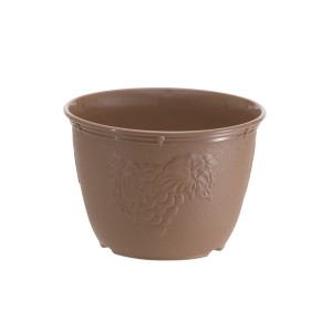 植木鉢 ビオラデコ 7号 チョコブラウン （ プラスチック製 プランター ）