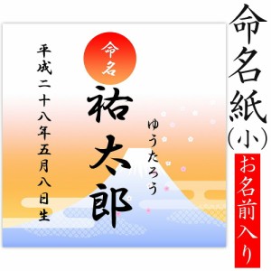 デザイン命名紙 （富士山）【命名書台紙（小）専用】 赤ちゃん 命名書 命名紙 かわいい 