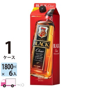 ブラックニッカ クリア 37度 紙パック 1800ml 6本入 1ケース【送料無料(一部地域除く)】