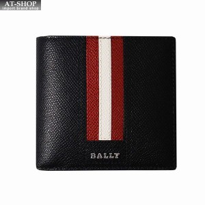 バリー 財布 二つ折り財布 BALLY TEISEL LT/10 BLACK 6218013 ブラック