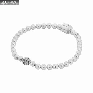 パンドラ ブレスレット PANDORA Beads & Pave Bracelet スターリングシルバー925 レディースアクセサリー 17(約15-16cm)