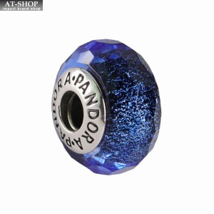 パンドラ チャーム PANDORA Blue Murano Glass スターリングシルバー925 ブレスレットチャーム レディースアクセサリー