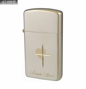 ジッポー ZIPPO ライター ラバーズ・クロス スリム SSP 銀＆ピンクゴールドコンビ アドミラル産業 ad-63040398