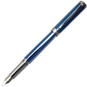 SHEAFFER シェーファー 万年筆　インテンシティ　スカイブルー ストライプ ペン先 F（細字） ITS9231PNF