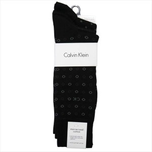 Calvin Klein カルバン・クライン ソックス 3足セット ACB175-color00 ブラック系