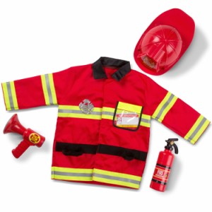 ハロウィン 衣装 子供 消防士 コスチューム コスプレ 男の子 3歳 4歳 5歳 6歳 小物付き メリッサ＆ダグ