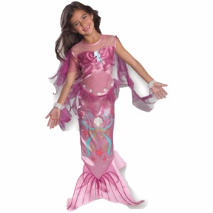 ルービーズ 人魚 マジカル マーメイド ハロウィン コスチューム ピンク 女の子 90-150cm 衣装 子供 Rubies 882720