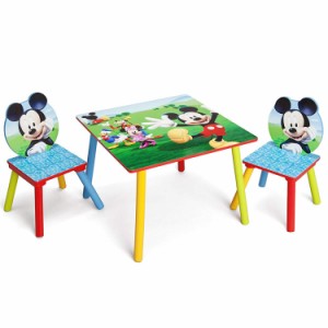 ディズニー ミッキーマウス テーブル チェア セット 子供 2人用 家具 デルタ Delta