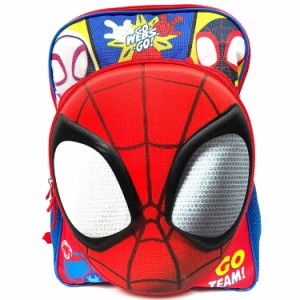 リュックサック ディズニー マーベル 3D スパイダーマン リュック 子供用 Lサイズ キッズ バックパック 遠足 通学 子供